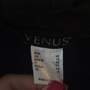 Beautiful navy high low tuxedo style dress